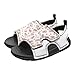 Watdotory Soft Sole Polka Dot Capybara Orange Kids' Sandals for Casual Wear Fashioned Walking Shoes Toddler Size 10 for Boys