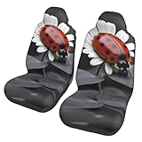 siege coccinelle Ajustement universel pour la plupart des voitures : notre lot de 2 housses de siège avant est conçu avec un ajustement universel, ce qui le rend adapté à la plupart des voitures, y compris les berlines et les SUV. Les dimensions de 52 x 55 x 83 cm garantissent un ajustement parfait pour votre véhicule