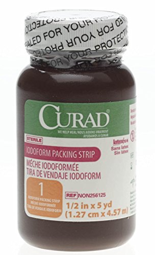 Medline Gauze Packing Stri P Iodoform Sterile 1/2 Inch x 5yd