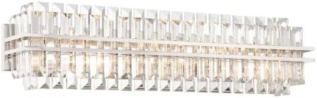 Crystorama Hayes 6 Light Polished Nickel Bathroom Vanity