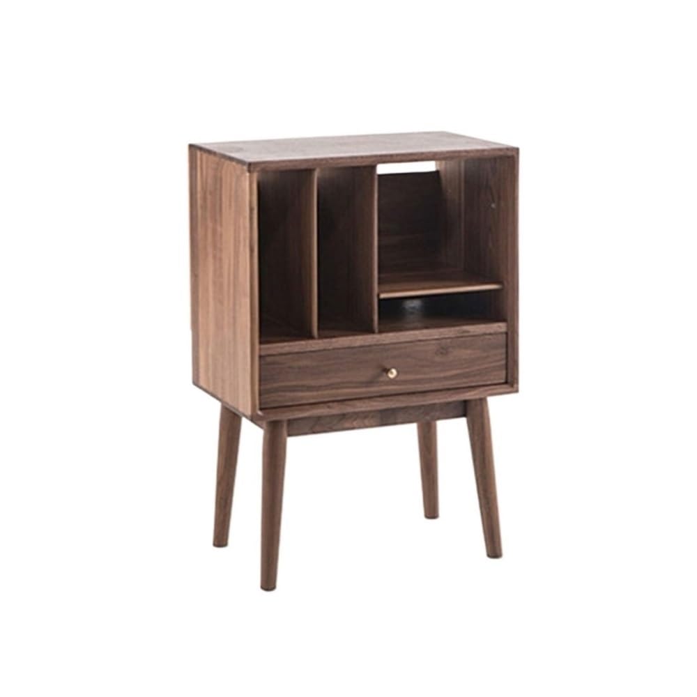 RYUQW3RE Cd Storage Rack Multi-functional Wooden Vinyl Record Cabinet Home Sideboard with Drawer