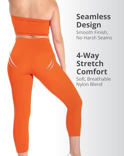Image of SlimMe High Waisted Shapewear Leggings, Tummy Control Compression