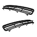 Koolzap Compatible with 04 05 06 TL 3.2L Front Fog Light Mesh Grill Grille Cover Assembly SET PAIR