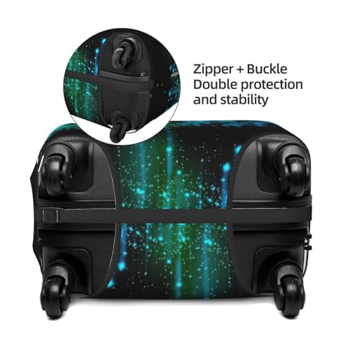 Stars Print Luggage Suitcase Cover Protector Luggage Washable Covers With Concealed Zipper4
