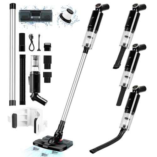 Catálogo para Comprar On-line Precios de Aspiradoras en Chedraui que Puedes Comprar On-line. 45 Aspiradora Inalámbrica,15000Pa Aspiradora Vertical 5 en 1 con Depósito de Agua,Filtro HEPA,Aspiradora de Mano con Luz LED,Batería de 3*2000 mAh,Apta para Todo Tipo de...