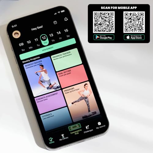Image of Portl Ultra Gym-Ultimate Combo | All-in-One Smart Home Gym | Upto 70 kgs of Digital Weights | 150 + Exercises | Full Body Workout | Compact Multipurpose Fitness Equipment | Strength Training System