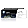 HP Original 304A Black Toner Cartridges (2-Pack) | Works with Color Laserjet CM2320 MFP, Color Laserjet CP2025 Series | CC530AD