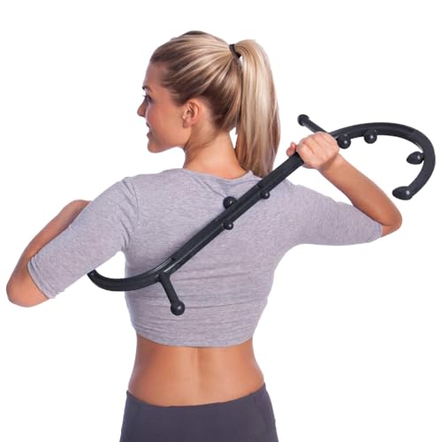 Image of Body Back Companys Body Back Buddy Trigger Point Therapy Self Massage Tool - Lower Back Massager - Neck Massager - Shoulder Massager - Myofascial Release Tool - Deep Muscle Massage (Black)