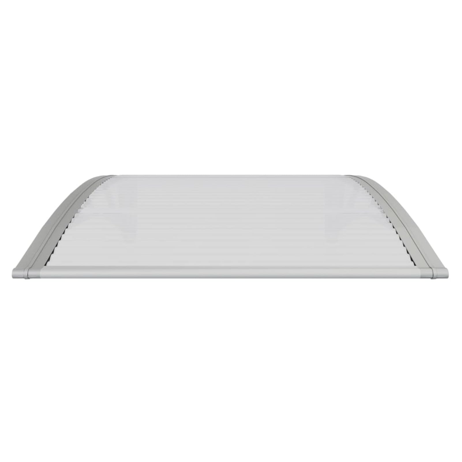 Marquesina Puerta policarbonato Gris y Transparente 100x80 cm, Marquesina Puerta Exterior, Tejadillo De Protección Marquesina, Marquesina para Ventanas, Tejadillo De Exterior Teja