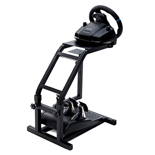 Sfeomi Lenkradständer Racing Lenkrad Ständer für Logitech G29 G920 T300RS T80 Lenkrad Racing Wheel Stand playseat Rennspiele Gaming Rennlenkrad Ständer Höhenverstellbarer Lenkrad Halterung