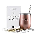 ✅ KIT DE ALTA CALIDAD - Incluye un vaso de gran capacidad, dos bombillas y un cepillo de limpieza. Con este pack tienes todo lo necesario para empezar a preparar riquísimos mates.