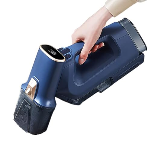 Aspiradora de mano inalámbrica de 8500 Pa, aspiradora ligera recargable en seco y húmedo de 2 kg con filtración de agua viva, arandela silenciosa de 71 dB para sofá, cortina, limpieza de asientos de