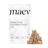 Maev Human-Grade Freeze Dried Raw Beef Liver Treats | 100% USDA Certified Single-Ingredient | Healthy, Human-Grade Dog Snacks | Perfect for Training & Sensitive Diets