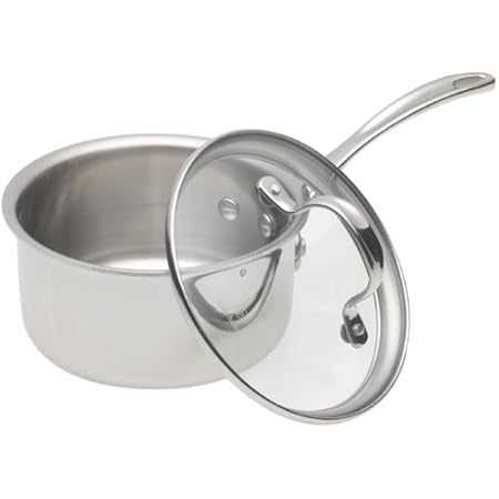 Calphalon Tri Ply Stainless Steel 1 1 2 Quart Sauce Pan With Cover