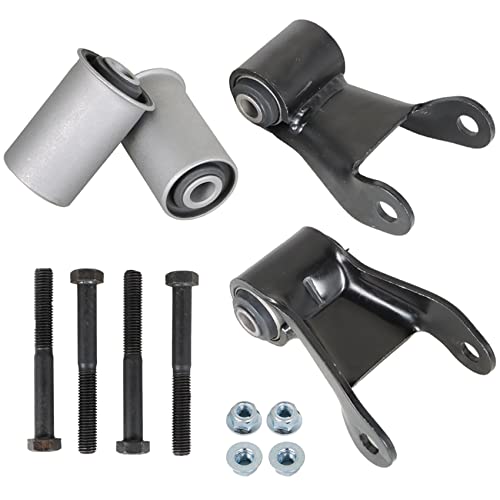 labwork 2pcs Rear Leaf Spring Shackle Repair Kit Replacement for Chevy C1500 K1500 Replacement for GMC Yukon C2500 K2500 Pickup Truck 1988-2017 722-006