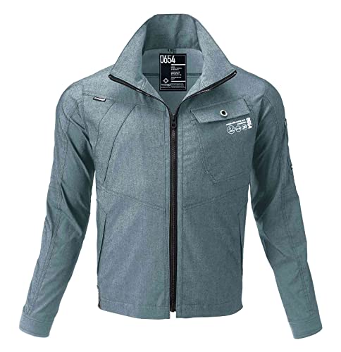 アタックベース(Atackbase) The tough ハイパーストレッチジャケット 春夏用 ブルーグレー 0654 32 4L