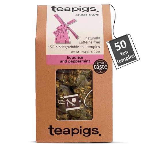 Teapigs Liquorice and Mint Tea Temples (50 Bags)