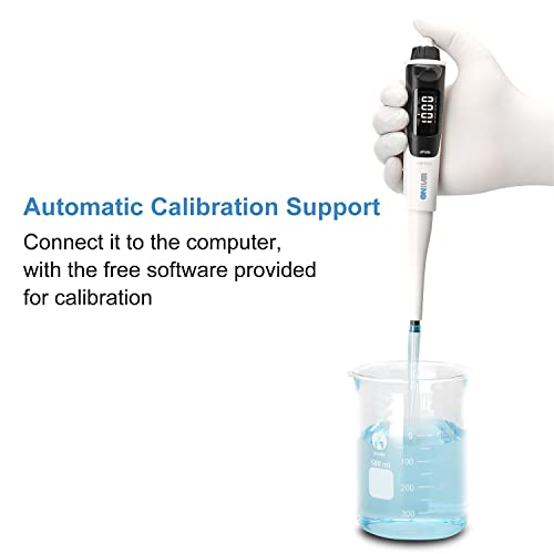 Electric Single Channel Pipette Laboratory Micropipette Adjustable Volume Pipettors 30-300Μl… #TOP6