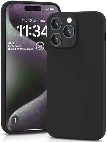 YATWIN Silicone Case for iPhone 13 mini, Soft-Touch, Shockproof, DustProof, Antiskid Full Body Armour Phone Cover for Apple iPhone 13 mini - Dark Green