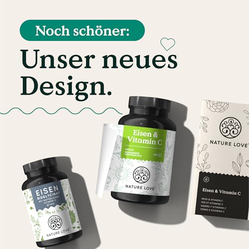 Eisenpräparat Nature Love Eisentabletten mit Vitamin C, 240 Stück
