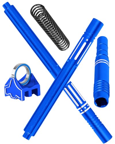 hopsupRC RC Upgrades Part for 1/10 Big Rock 3s Blx.Senton/Granite 3S BLX(Mega 550),1/8 Typhon 3S BLX&Mega 550.Aluminium Center Slider Driveshafts Center Drive Shaft CVD,Navy Blue