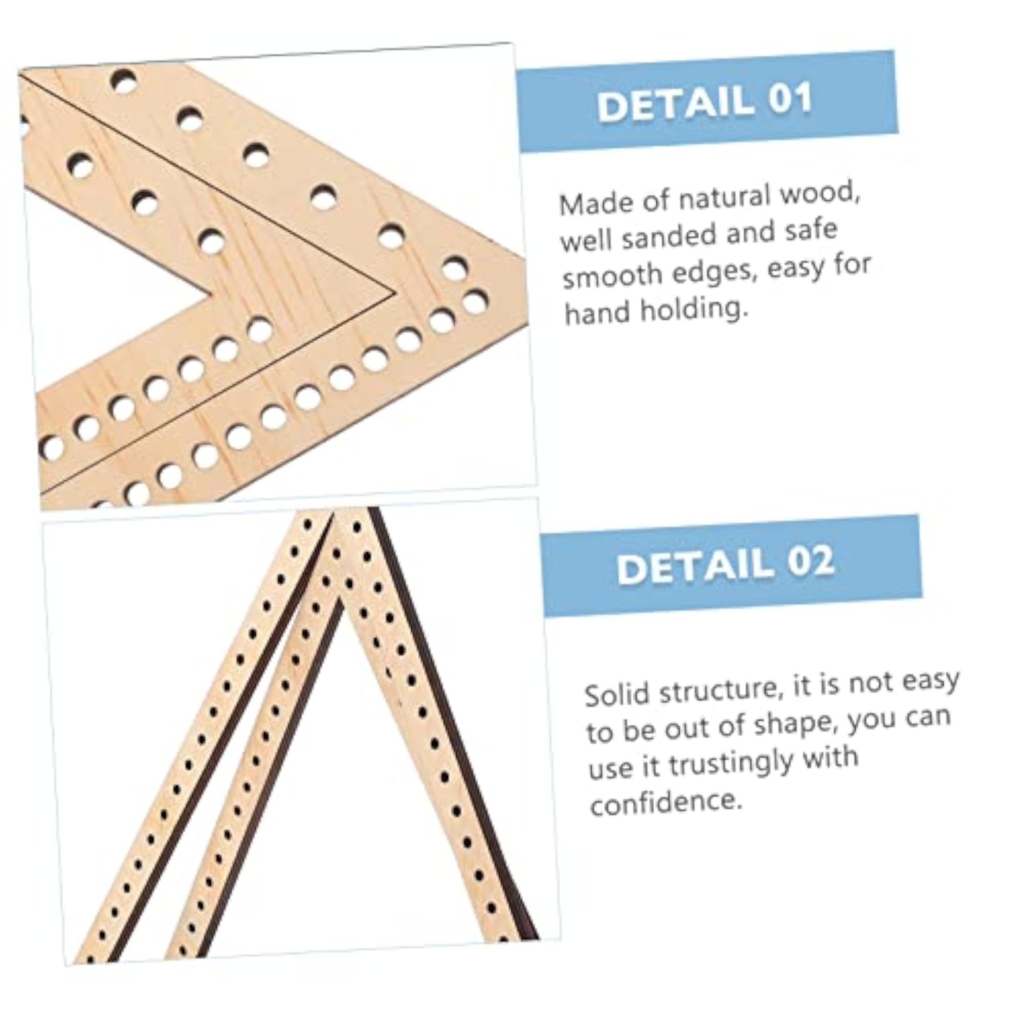 2pcs Tapestry Knitting Machine Triangle Shape Wall Tapestry