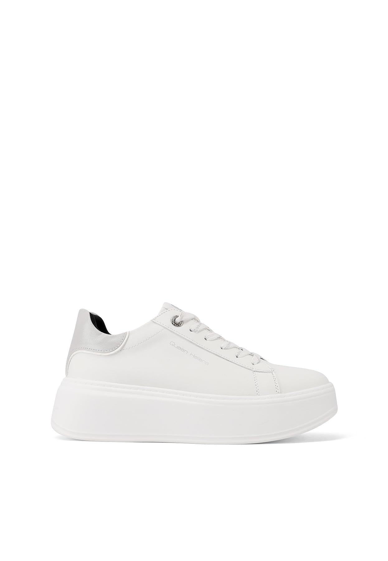 QUEEN HELENA Scarpe da Ginnastica Platform Sneakers con Strass Donna X31-12