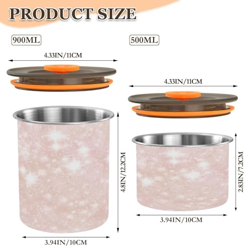 Envase para café ATTX de acero inoxidable 900 ml miniatura 2