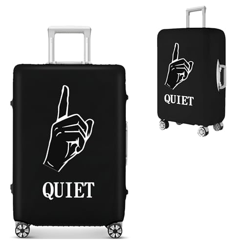 Elastic Travel Luggage Cover, Spandex Material, Washable, TSA Approved, Fits 19-20 Inch Suitcase (Size S), Ideal for Quiet Travelers