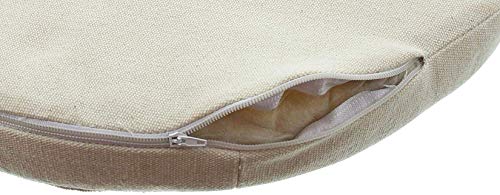 Tierbett Kuschelhöhle aus Wasserhyazinthe, Ø 50 cm, inkl. Kissen, Katzenkorb, Katzenbett, Hundebett, Hundekörbchen