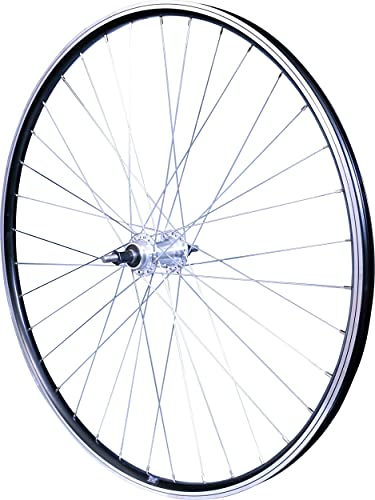 Roue VTC 28 AR axe plein Mach1 ER10 pour vélo de ville à roue libre visser