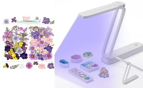 Lámpara UV Recargable 58 Flores Secas para Resina miniatura 1
