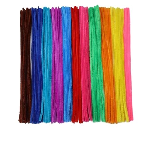 Limpia pipas moldeables de colores surtidos para crear flores y figuras de arte