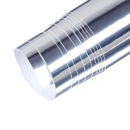Electroplated Glossy Glass Film Scratch Film Easy to Cut and Apply Ideal for Home Decors & Craft Projects