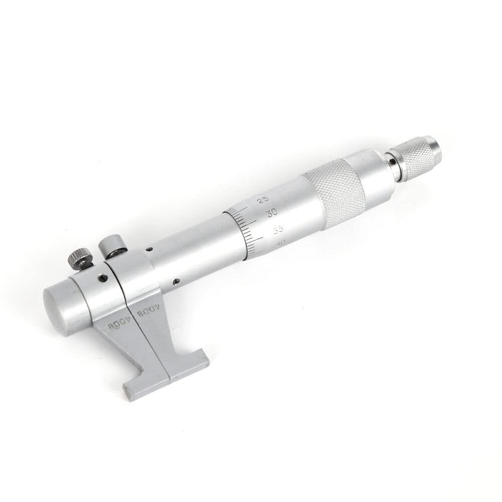 Micrometro digitale a 2 punti, misuratore interno, 25-50 mm, rotazione 180°, micrometro, misurazione 0,01 mm, precisione