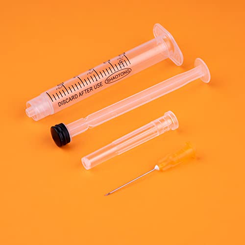 2.5ml Syringe with Needle - 25G Needle 20-Pack Individually packed Suitable for use in industrial laboratories