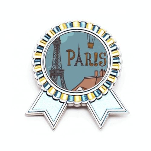 Badge Paris Tour Eiffel idéal pour accessoiriser une veste en denim ou un sac de voyage