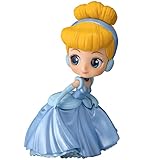 Figurina Disney- Figura QPOSKET Cenicienta 7 CM Bella, Multicolor (1)