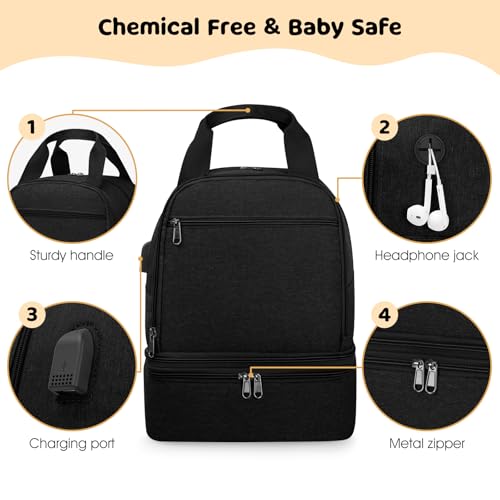 image for OCKLILY Pump Bag for Spectra S1 S2, Wearable Breast Pump Bags with Ice