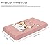 ZOUTAIRONG Corgi Heart Changing Pad Covers Stretch Ultra Soft Diaper Changing Pad Cover Soft Unisex Change Table Sheets Safe and Snug Changing Mat Sheets Cover for Baby Girls Boys (Pink)