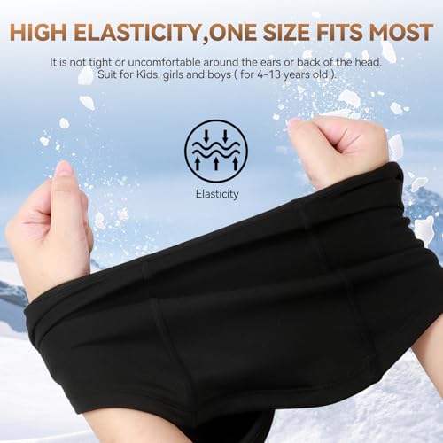 Kids Balaclava Ski Mask- Thermal Fleece Full Face Cover Winter Balaclava with Movable Face Part for Skiing Skating Cycling3