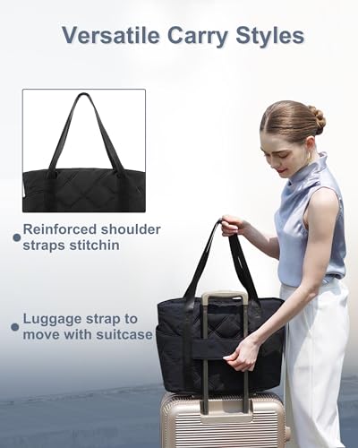 Bolso Tote SUPACOOL para mujer, ligero y acolchado miniatura 4