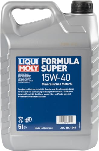 LIQUI MOLY Formula Super 15W-40 | 5 L | mineralisches Motoröl | Art.-Nr.: 1440