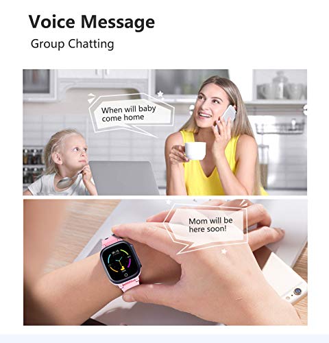 MEISI Relógio Inteligente para Crianças Videochamada Com Câmera 4G à Prova Dágua Gps Lbs Wi-Fi Rastr