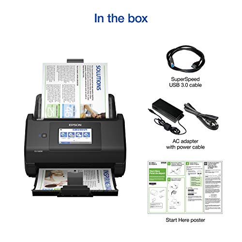 Epson Workforce ES-580W Wireless Color Duplex Desktop Document Scanner の商品画像 4