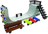 Brick Loot Venice Skate Park Set with Fun Mini Finger board Skateboards Fingerboards - Educational...