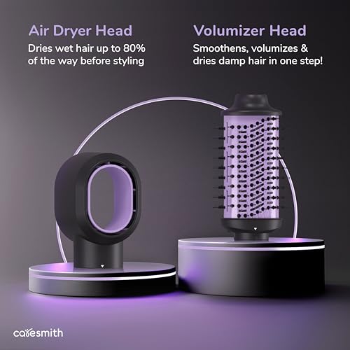 Caresmith Bloom 2 in 1 Hair Volumizer Brush + Hair Dryer | 1200 W Powerful Motor with Ceramic Coated Hair Dryer Brush | All-in-one Hair Dryer and... - Image 3