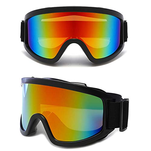 Hallwayee Ski Goggles Uv400 Anti-Fog Big Ski Mask Glasses Motorcycle Goggles Safety Goggles Snowboard Snowmobile Sunglasses For Men Women #TOP6