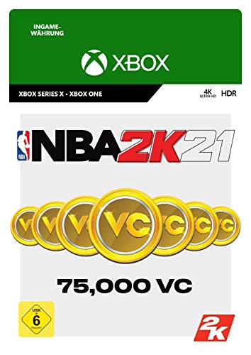Preisvergleich Produktbild NBA 2K21: 75,000 VC / Xbox - Download Code