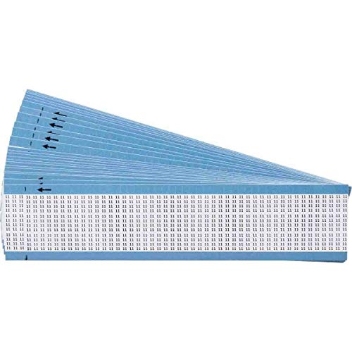 Marcador de alambre Brady TMM-11-PK con número 11 en poliéster blanco brillante